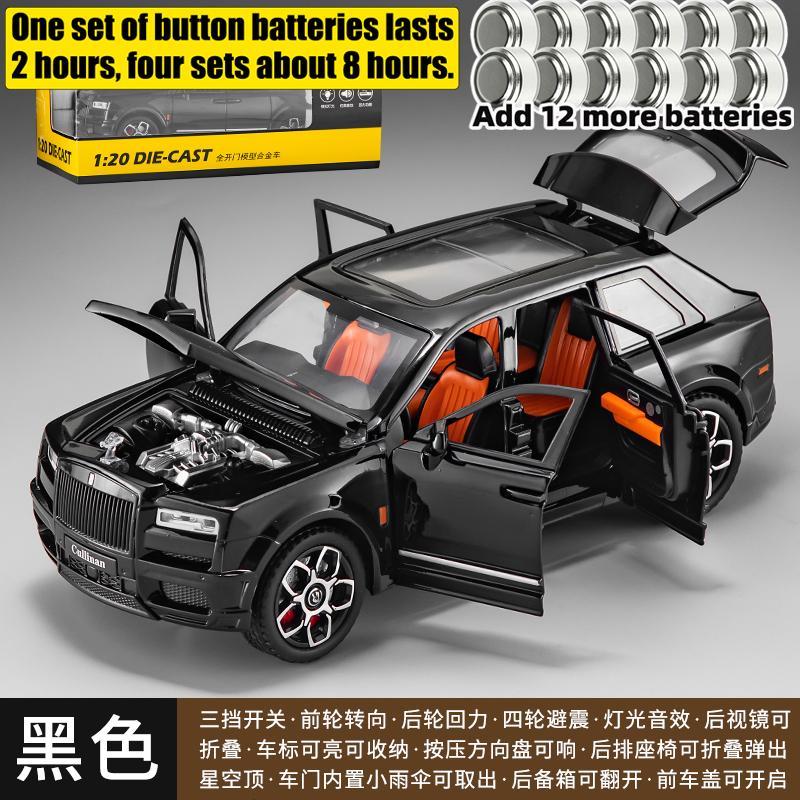 1:20 Rolls Royce Cullinan Ultra Luxusní Plnohodnotný SUV Domácí Dekorace & Sběratelské Předměty Hobby Displej Ozdoby Sváteční Dárek