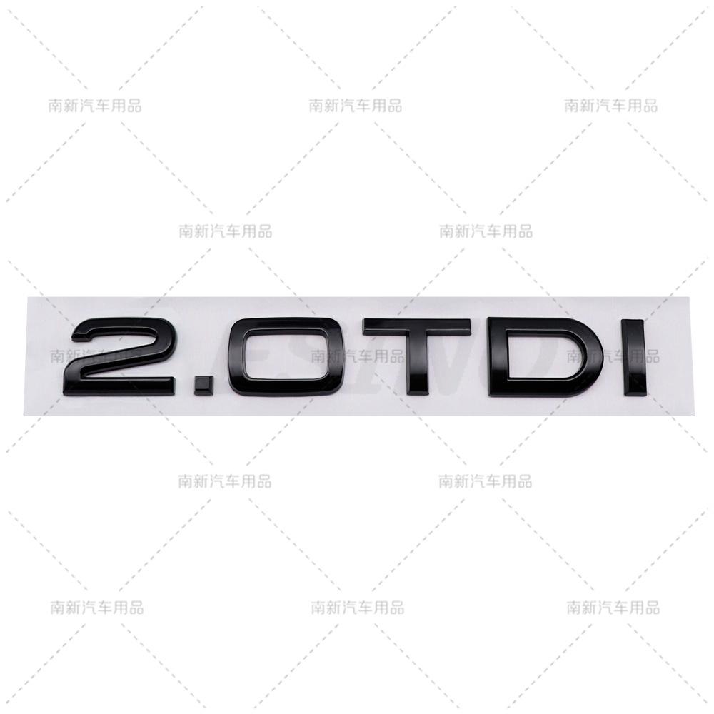 3D 1.6 1.9 2.0 3.0 4.0 TDI Car Trunk ABS Badge Emblem Rear Tailgate Fender Door Adhesive Badge for f2 A4 A5 A6 A7 A8 Q3 Q5 Q7