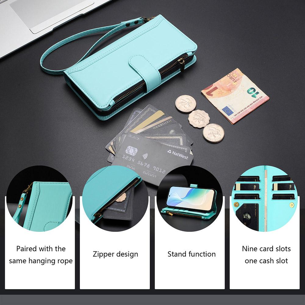Card Wallet Phone Cover For OnePlus 15 13S 13R 13T Turbo 6V Ace 6 6T Nord CE 5 4 Lite Leather Case Wrist Strap Crossbody Shell