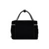 Roger Vivier RV Vanity Charleston Velvet And Leather Mini Shoulder Bag Women handbags Black RBWANMH6000K5TB999