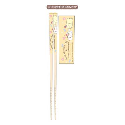 Sanrio My Chopsticks Collection Natsume Yuujin Chou X Sanrio Characters 02 Nyanko Sensei X Pompompurin