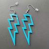 Acrylic Lightning Drop Earrings for Women Dangle Earrings Girls Party Jewelry Gifts