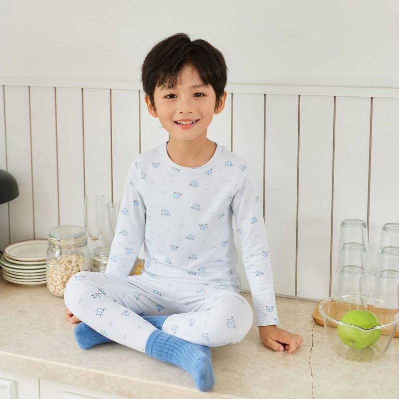 2026 Kids Cotton Underwear Set Girls Aged 8-16 Thermal Loungewear
