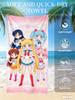 Sailor Moon Beach Towel, Anime Fan Favorite Character Print Quick-Dry Towel for Beach, Pool, Vacation , Magical Girl Enthusiasts