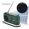 Solar Hand Crank AM FM Radio with LED Flashlight Emergency Phone Charger