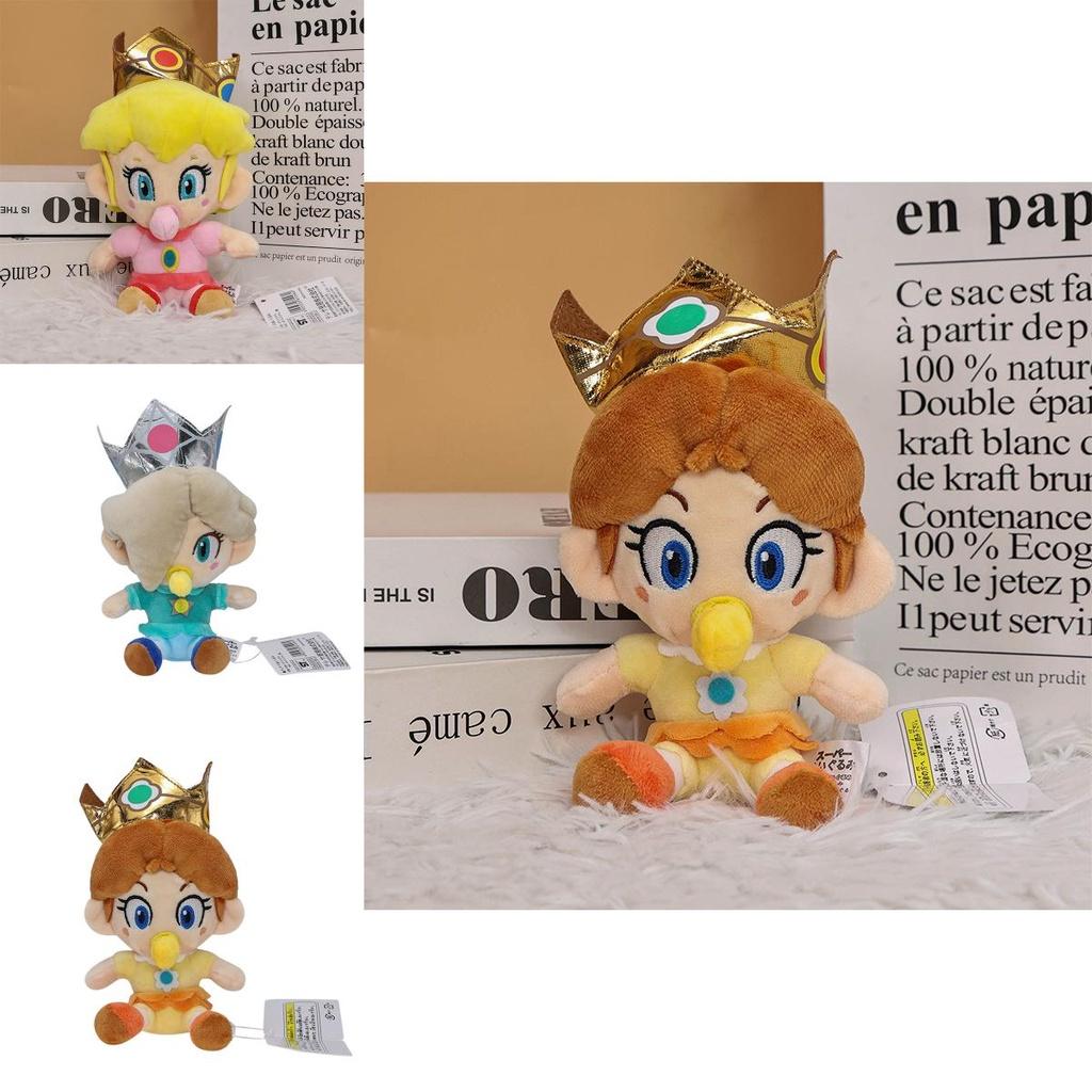 Mario Princess Baby Plush Doll 6-inch Soft Stuffed Toy Cute And Huggable Ideal For Kids And Mario Fans