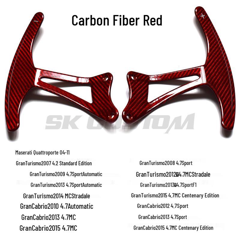 Dry Carbon Fiber Shift Paddles for Maserati Quattroporte (2004-2011 Models)