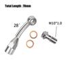 Motorcycle Brake Fluid Hose Extension Bracket Tubing CNC 304 Stainless Steel Universal M10 Brake Hose For RCS Spare Accessories