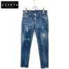 S72LB0468 Jennifer Cropped Fit Denim Pants Bottoms 34 IndigoUsed