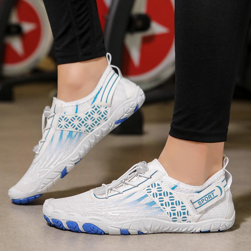 Frühlings- und Sommer-Paar Fünf-Finger-Schuhe Bachschuhe Bergsteigen Outdoor Wat-Schuhe Sportlich Lässig Schwimmschuhe Strandschuhe