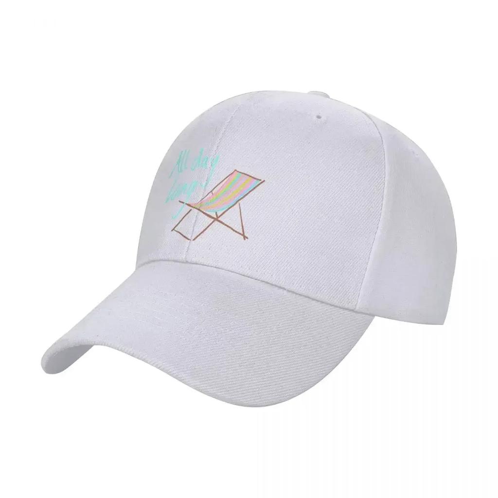 All Day Long (on the Chaise Longue) Baseball Cap Birthday Sports Cap For Unisex Womens