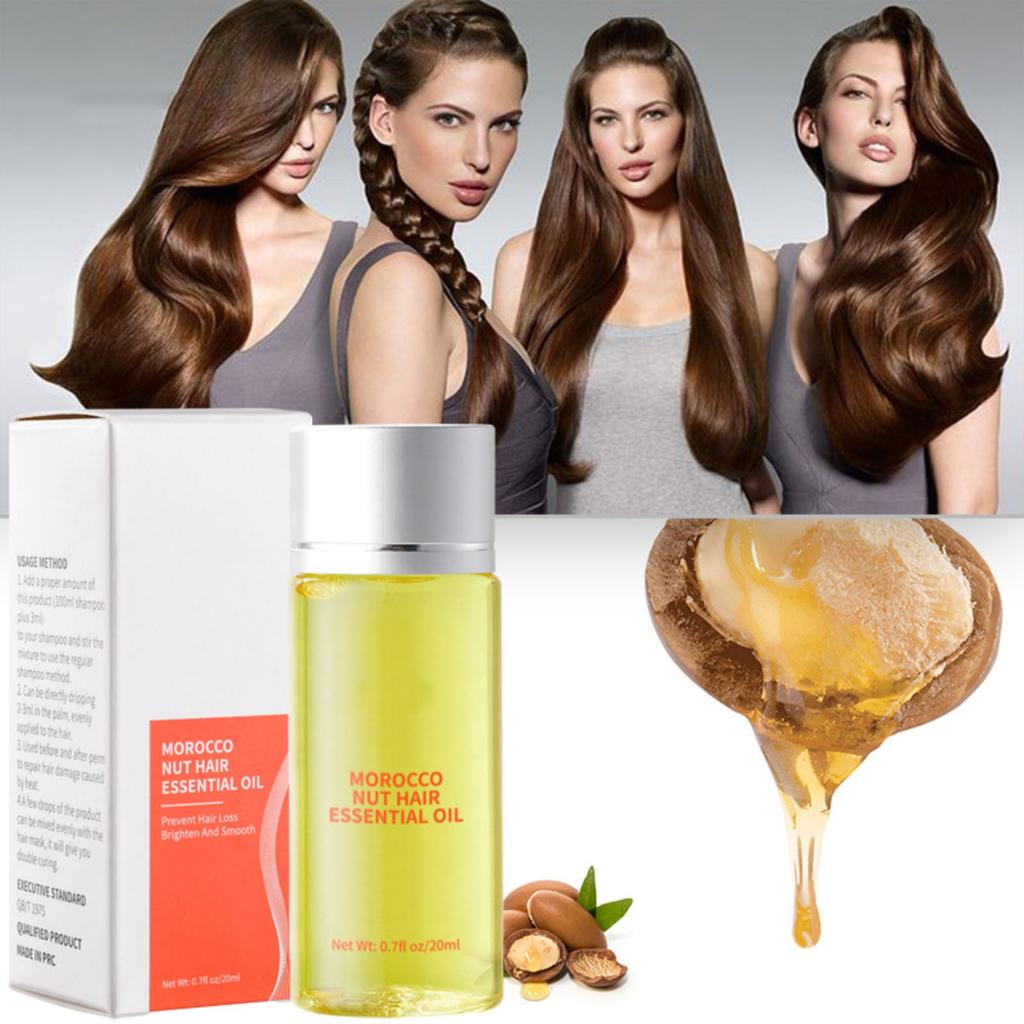 Nut Hair Care Oil Softens Rough Hair And Split Ends Hair Care Oil 20ML