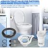 42049 Water Valve Style II Kit For Thetford Aqua Magic Style II Toilets, RV Toilet Water Valve Kit Replacement Style II Permanent Toilets, Rv Toilet