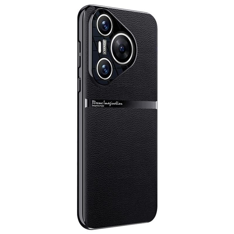 For Huawei Pura 70 Cell Phone Case PU Leather Shock Absorbing Cover