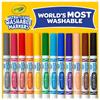 Crayola Marker 12 Broad Authentic 587812 Water-Removable Pens, Colors, Tip, Product,