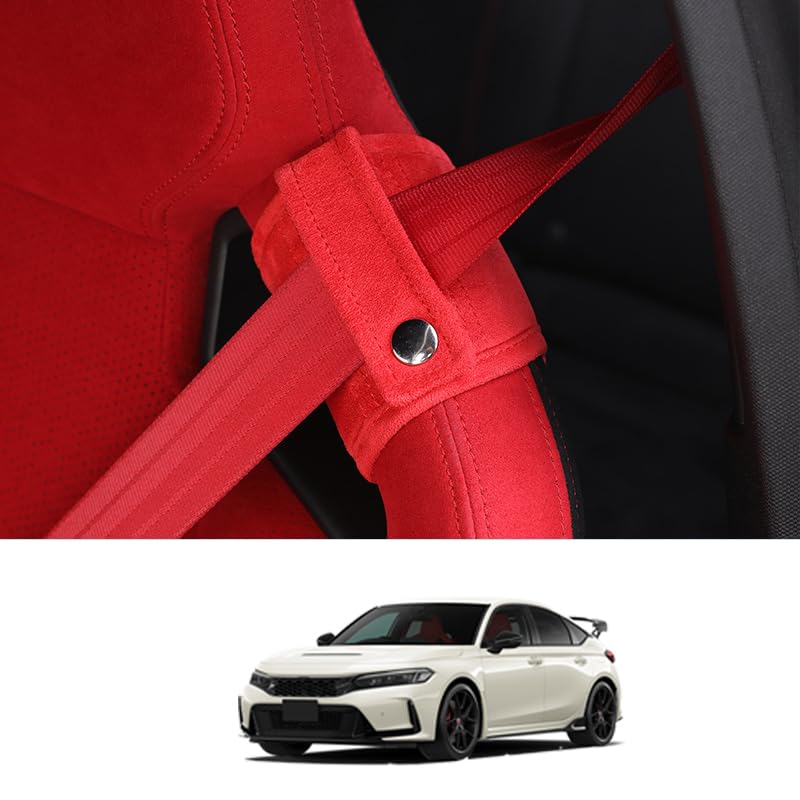 Для Civic Type R FL5 Type R FL5 Защитный комплект отделки сидений, 2 шт., Аксессуары для Civic Type R FL5 (красный) красный