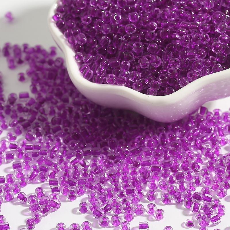 2-4mm Dyed Core Rice Beads Glass Beads Handmade Diy Jewelry Materials Homemade Earrings Tassels Loose Beads Beads for Jewelry Making