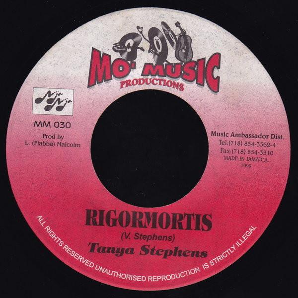 

7-дюймовая пластинка TANYA STEPHENS / DELLY RANKS - Rigormortis / Wagga Wagga Fat MM030 Mo Music Produ 1999 Ямайка Регги, Ска и Даб Б/У
