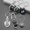 Car 3D Styling Metal Emblem Keychain Leather Woven Badge Key Ring Accessory For BMW M E46 X1 X2 X3 X4 X5 X6 F48 G01 E84 E83 F30 pzcr42