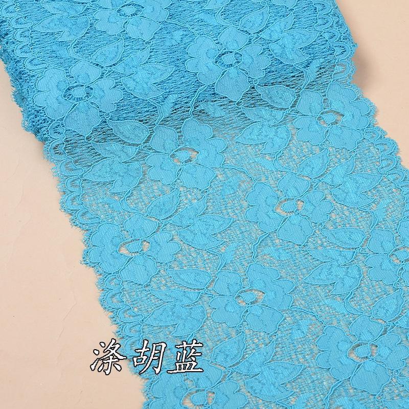 1 yard elastická krajková lemovací stuha pro šití Spandex Nylon 16cm Pletené doplňky Sukně Spodní prádlo Oblečení Doplňky