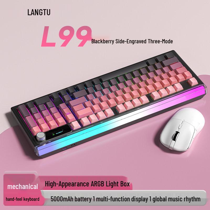 Langtu L99 Silent Wired Gaming & Office Keyboard with Mechanical Feel and Three Modes