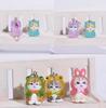 In Stock Mofusand Shark Cat Raincoat Design Series  Kawaii Small Action Figurine Keychain Backpack Pendant Birthday Gifts