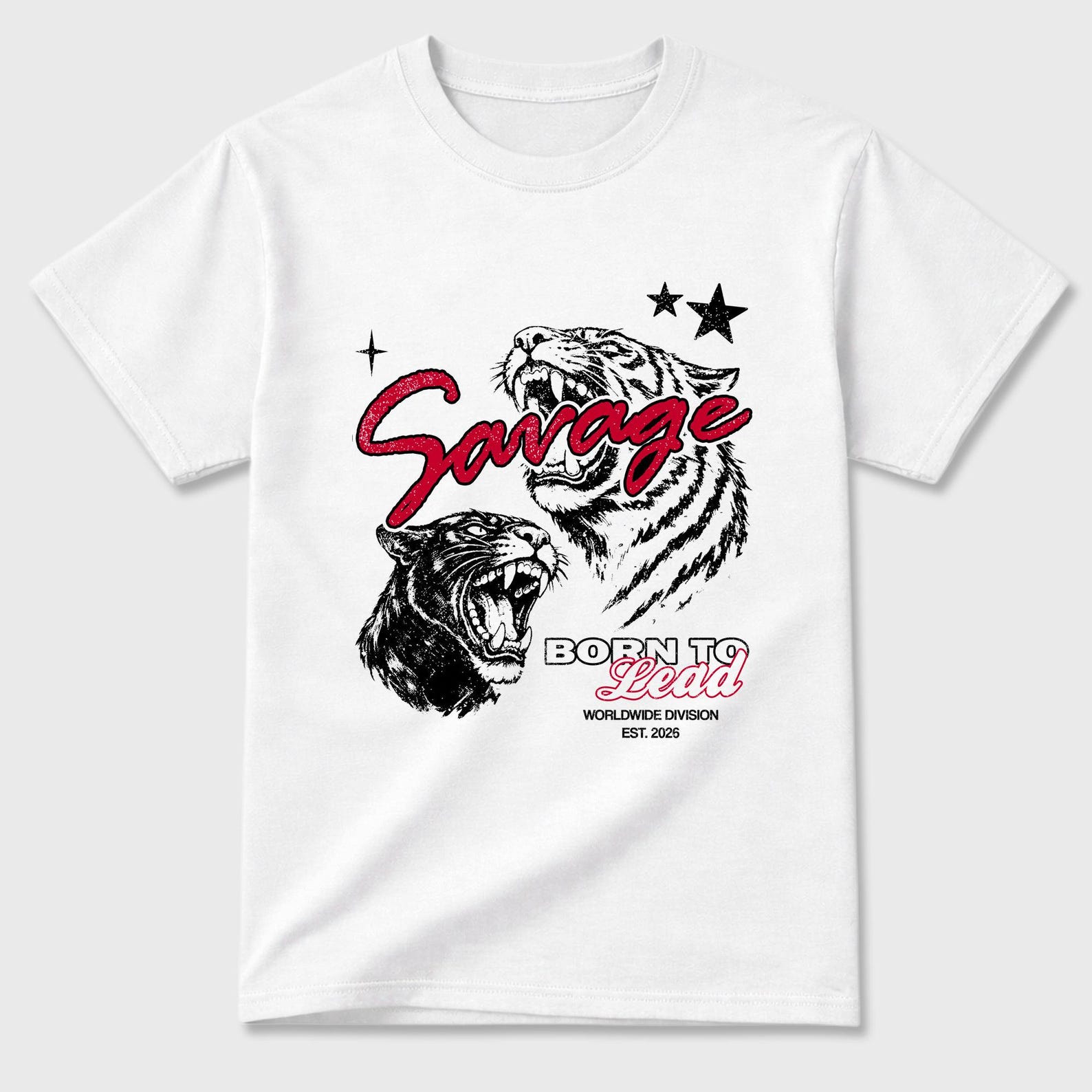 Vintage Savage graphic tee. Streetwear Brand Graphic T-Shirt. 4s Toro Bravo L