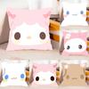 CuteSsanrioSkawaii Case Plush Fabric Soft Pillowcase Double Sided Print Cushion Cover Household Gifts