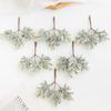 Artificial Plant Green Leaves Cactus for Home Christmas Decoration DIY Wreath Material Craft Wedding Banquet Accessories
