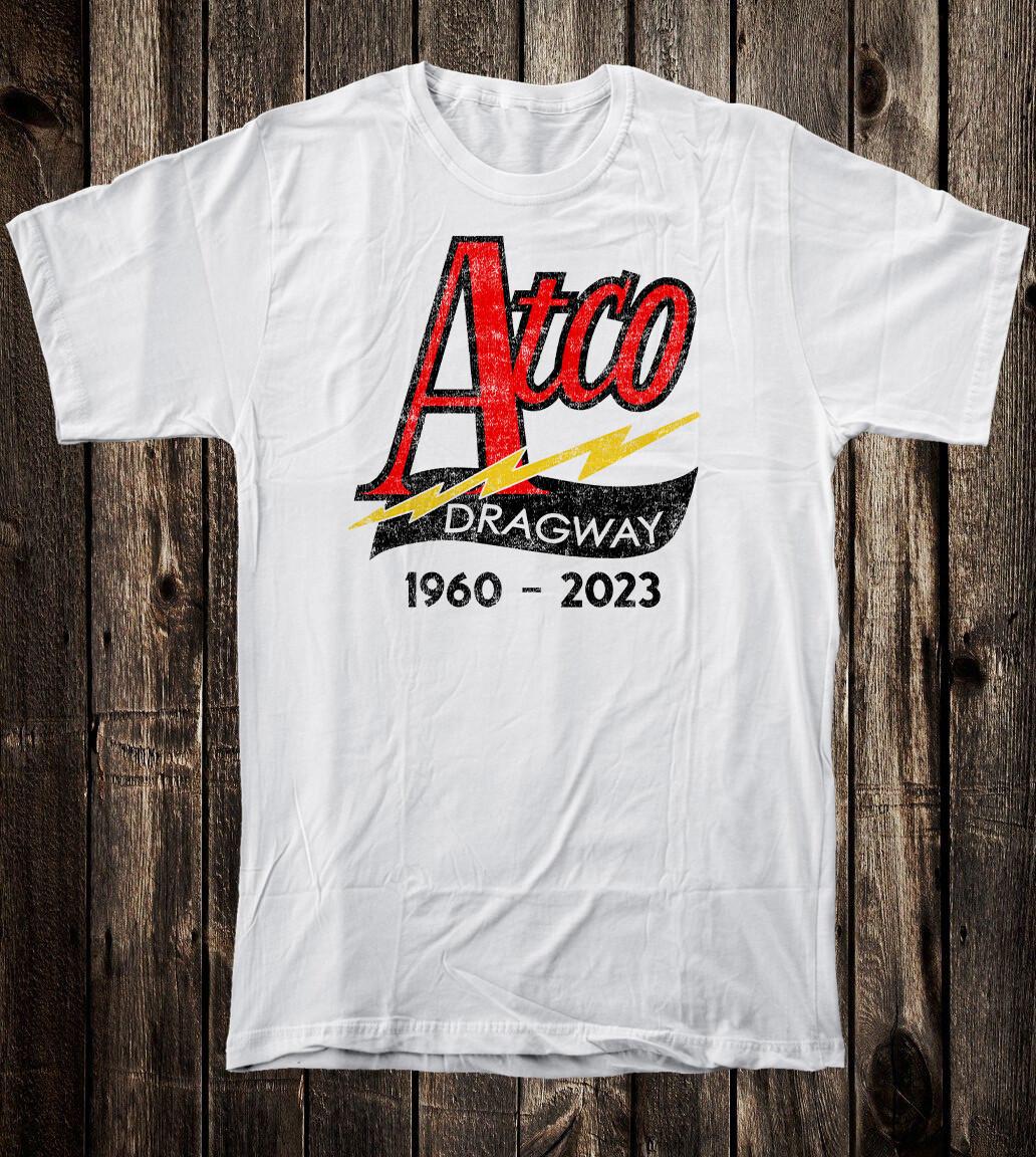 Retro Hot Rod Distressed Tee T Shirt Speed Racing Drag Race Atco Dragway NJ XXL