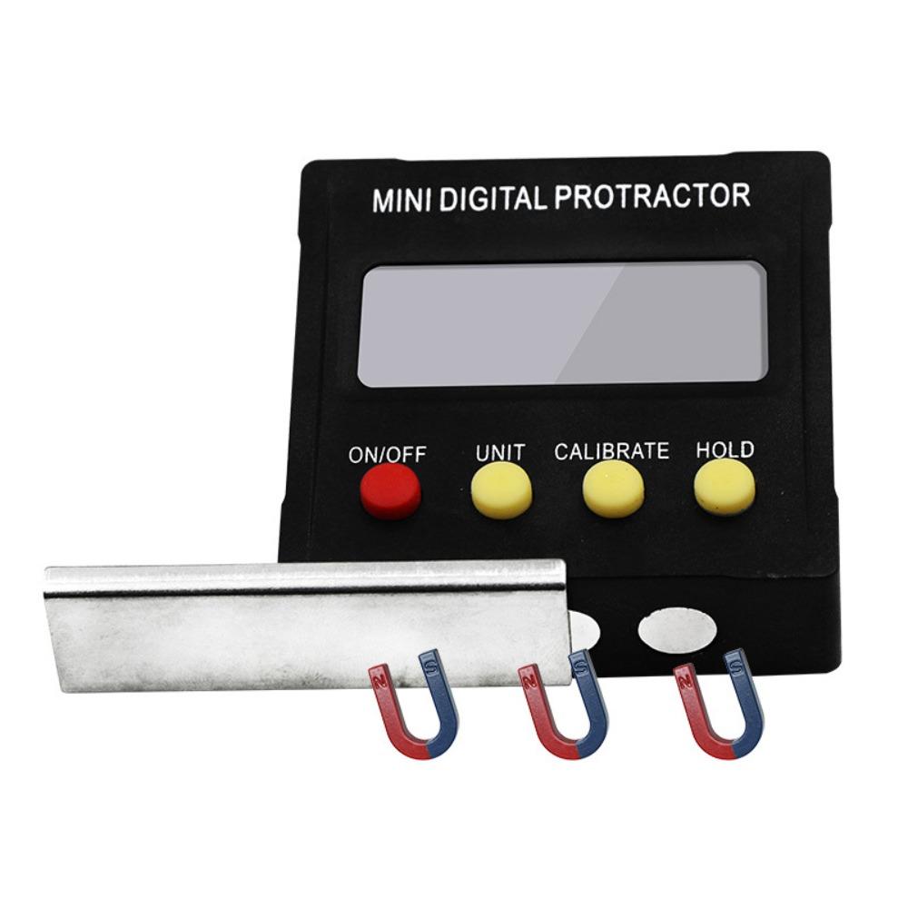 360 Degree Mini Digital Protractor Inclinometer Electronic Level Box Magnetic Base Measuring Tools
