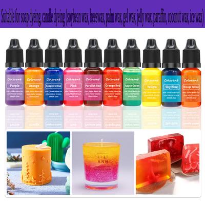 12 Colores Pigmentos para Velas Colorante Líquido de Aromaterapia para Velas DIY Colorante para Jabón para Fabricación de Velas de Cera de Soja Suministros 66