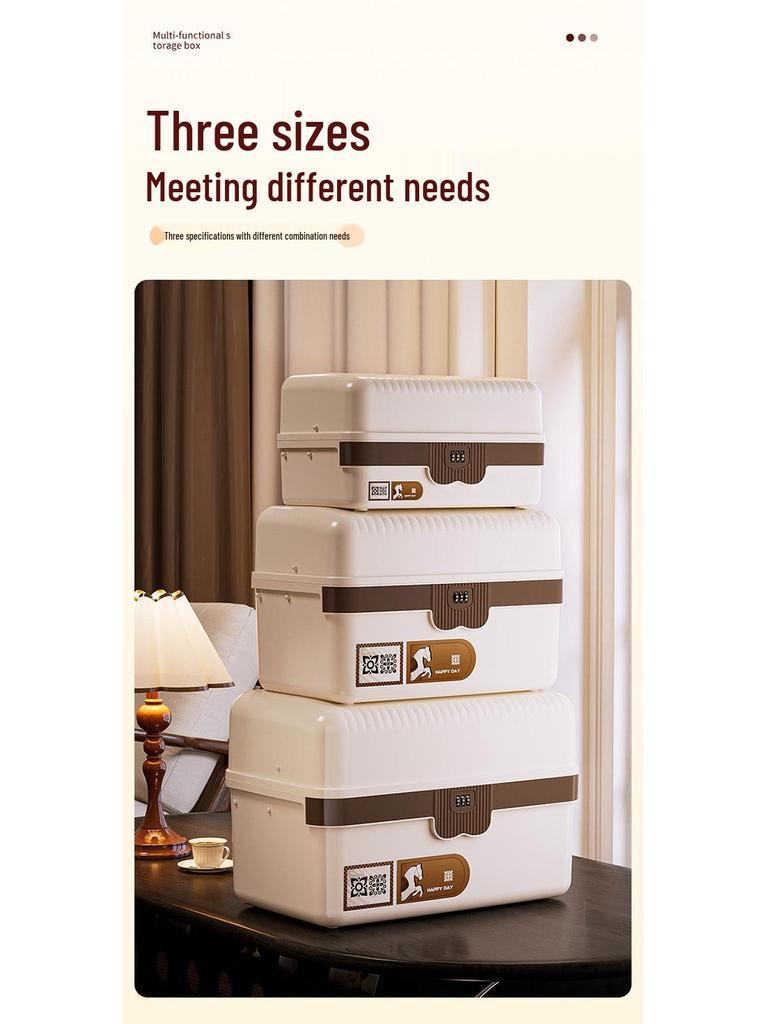 In-Stock Multi-functional Large Capacity Dustproof Document Organization Storage Box
