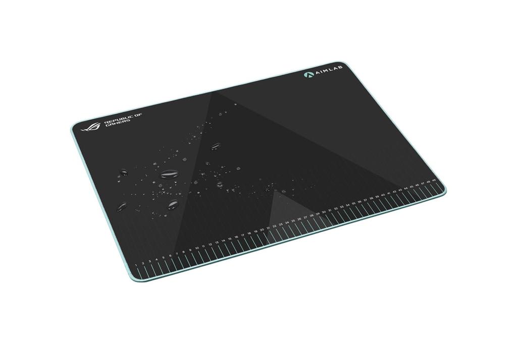 ASUS ROG Hone Ace Aim Lab Edition Gaming 508 x 420 x Large Soft Hybrid Cloth Rubber for Esports and FPS Black Mousepad, 3mm, Size, Material, Non-Slip
