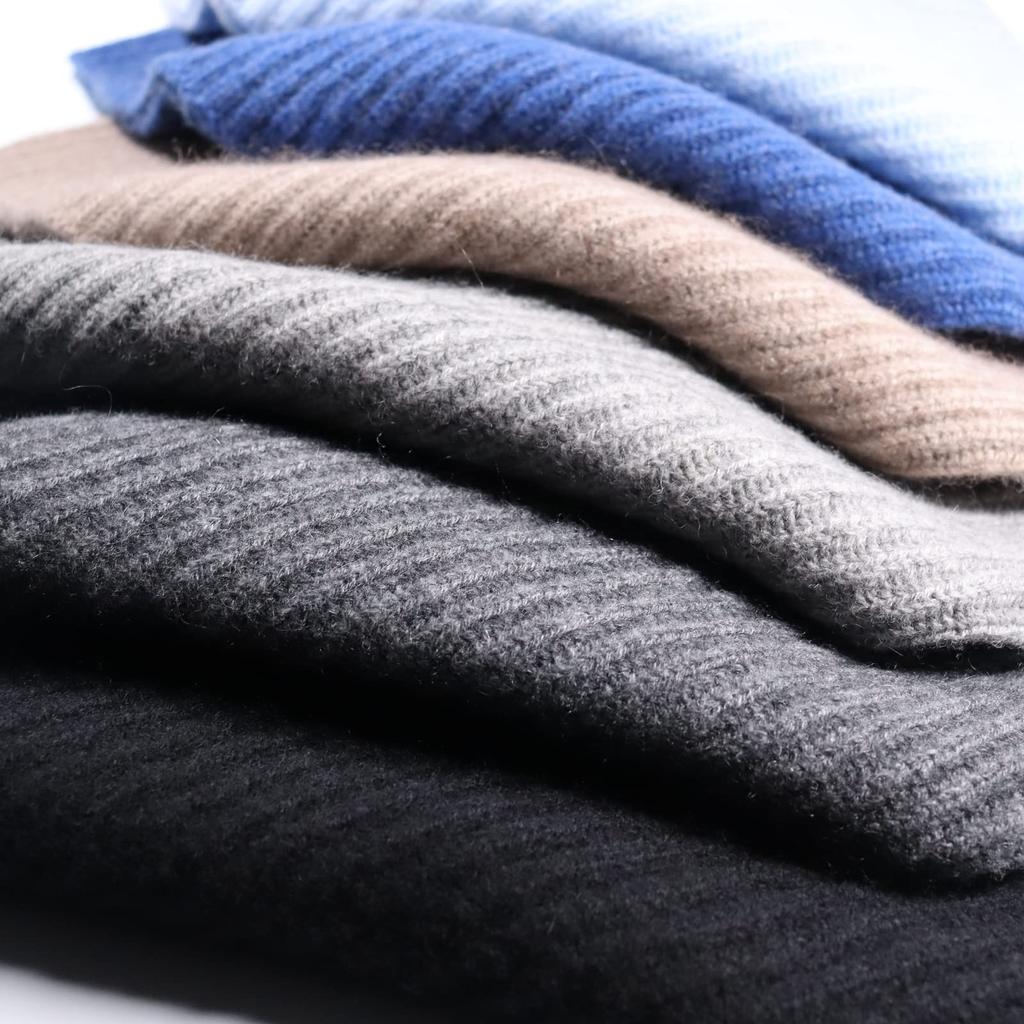 MICHIKO LONDON Mongolian 100% Cashmere Neck Warmer, Made in Mongolia, A Stylish Gift for Men and Women, Unisex (CM-104 Brown)