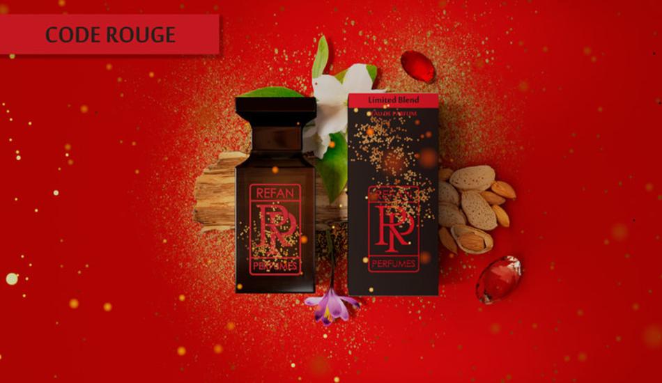 eau de parfum CODE ROUGE di REFAN 55 ml
