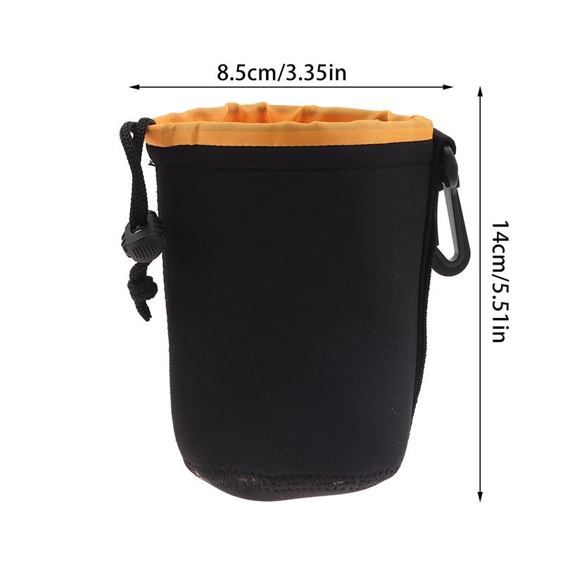 Camera Lens Pouch Bag Neoprene Waterproof Soft Shocproof Video Camera Lens Pouch Bag Case For Most Digital Camera