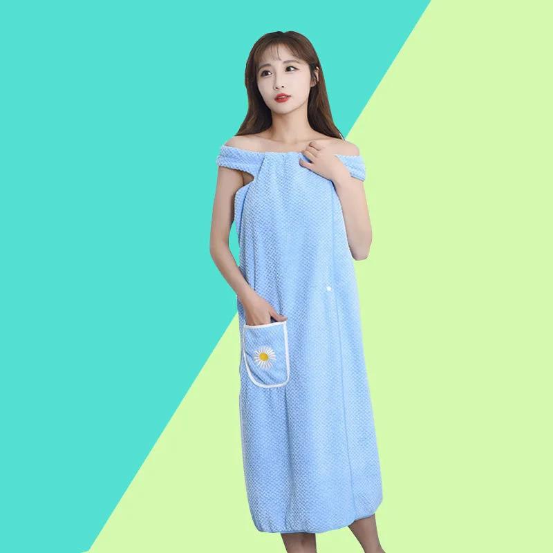 

Рушники для ванної кімнати Рушник для дівчаток Пляжні рушники з мікрофібри для дівчаток для ванної кімнати Рушник для ванної кімнати М’який рушник для ванни та тренажерного залу 100x145 синій