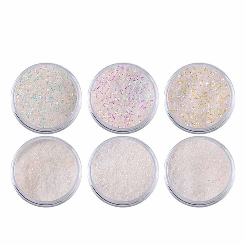New Nail Powder Neon Mirror glitter Mirror Effect  Crystal Opal