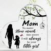 2D Flat Acrylic Ornament for Parents Transparent Heart Shaped Decor Plaques Gift for Thanksgiving Festival Party Gift Home Decor