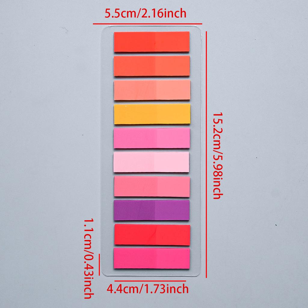 200-4200Pcs Transparent Colorful Index Creative Memo Pads Office School Stationery Self-Adhesive Stickers Sticky Note Pads