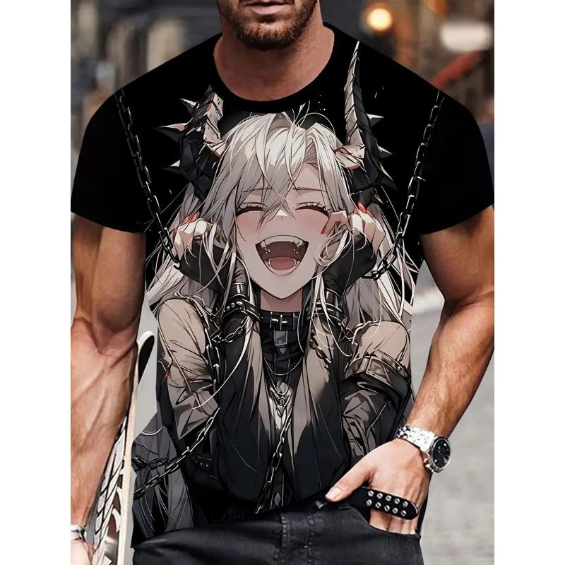 3D Print T-Shirts Men's Women Short Sleeve Round Neck T Shirt Oversized Streetwear Tees Unisex Tops Clothing