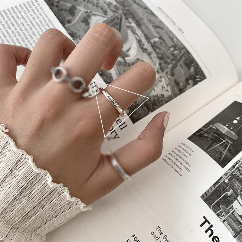 Sophisticated 925 Sterling Silver Retro Pig Nose Ring Adjustable Fashion Accessory For Women