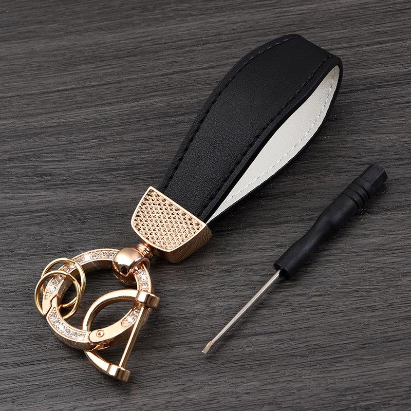 Sleek Car Keychain Pendant for Men & Women - Creative Keyring Waist Hanging Ornament Gift