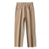 Pure Cotton Casual Pants Men's Loose Straight Japanese Solid Color Working Pants