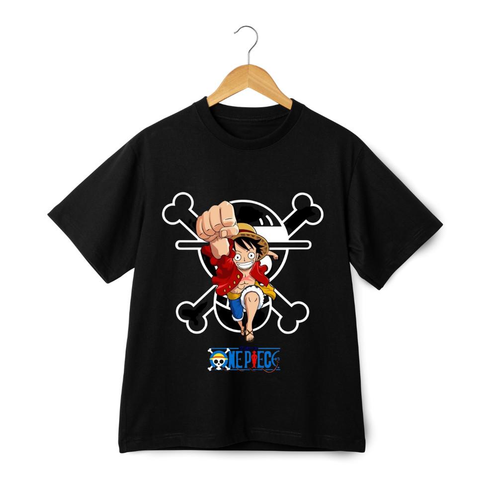 

Unisex One Piece Luffy T-Shirt | Anime Pirate Graphic Tee for Fans L