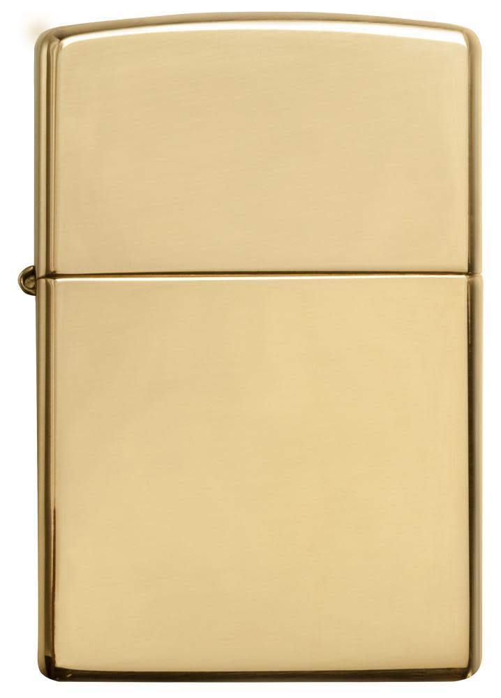 ZIPPO plain Armor brass polished genuine imported lighter, design, 169, finish, product.