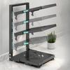 1pc Kitchen Tiered Multi-tier Shelf, Stainless Steel Under the Sink Home Cabinet Within the Shelf, Pot Rack Special Pots and Pans Storage