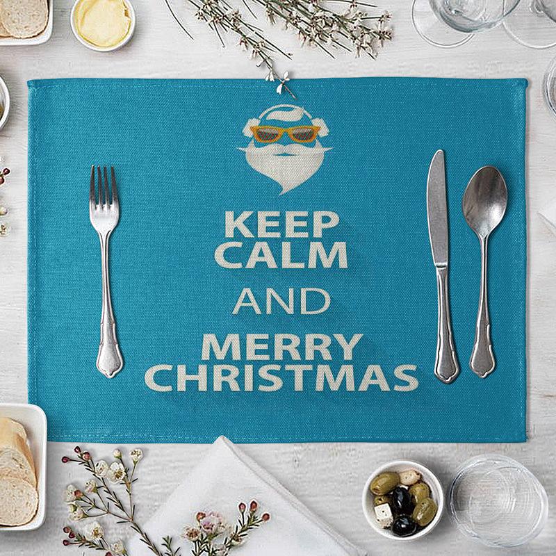 

Creative Alphabet Placemat Letter Pattern Table Mat Linen Placemat Letters Table Napkin Kitchen Decoration Dining Accessories 2pcs 30x45cm