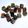 Mythical Beast Bracelet Beads: Tiger's Eye, Vermilion Bird, Azure Dragon, Black Tortoise, White Tiger